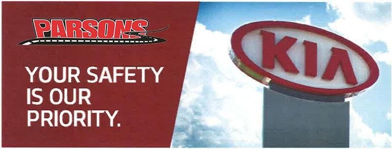 Your safety is our priority | Parsons Kia of Winchester in Winchester VA
